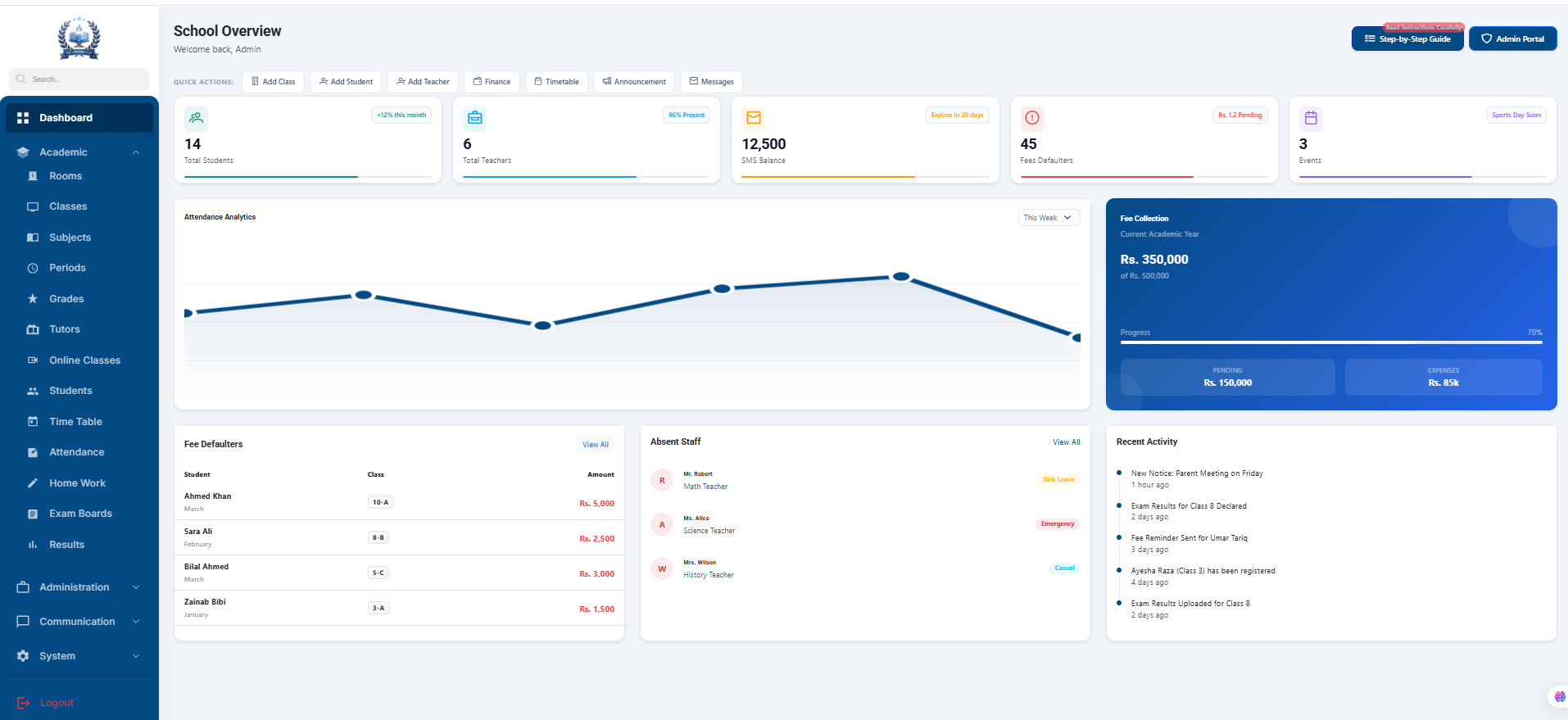 Edu Manage screenshot 1